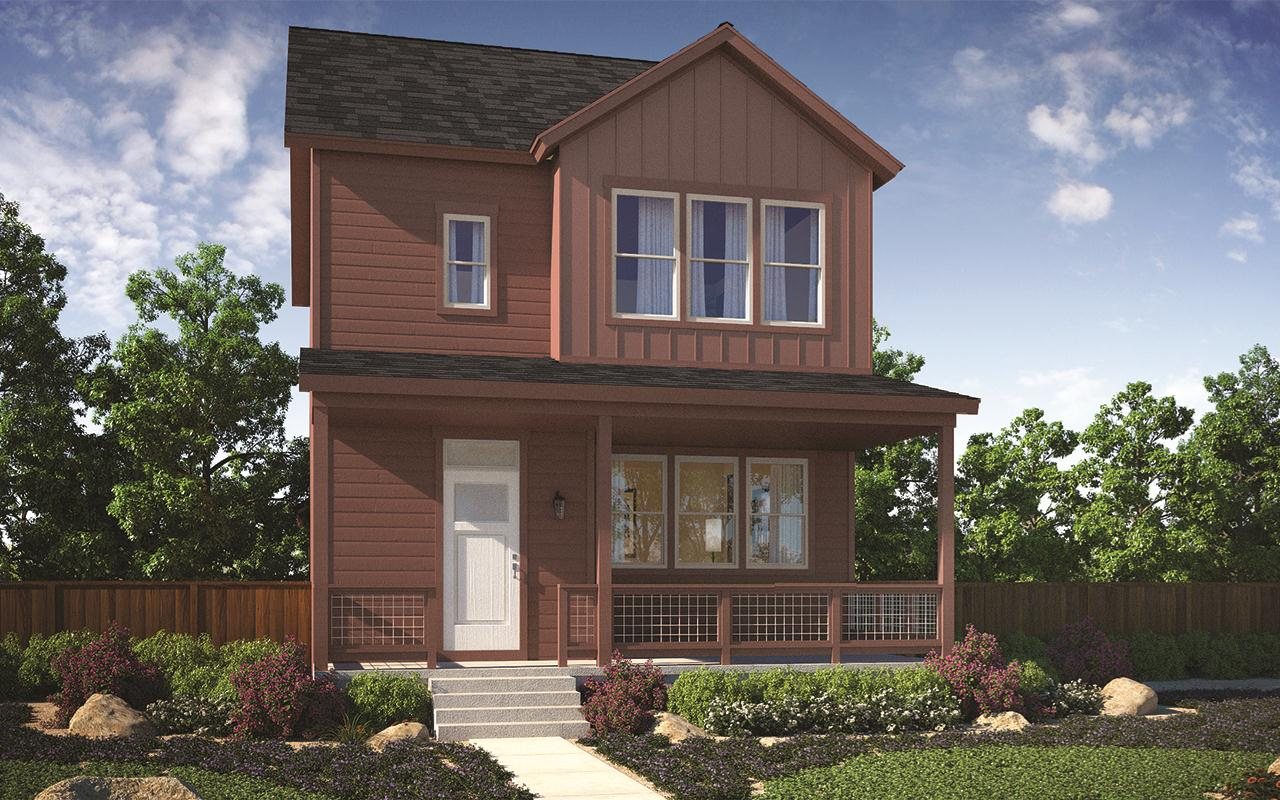 Vita Collection at Stapleton: Plan 1 - Elevation A