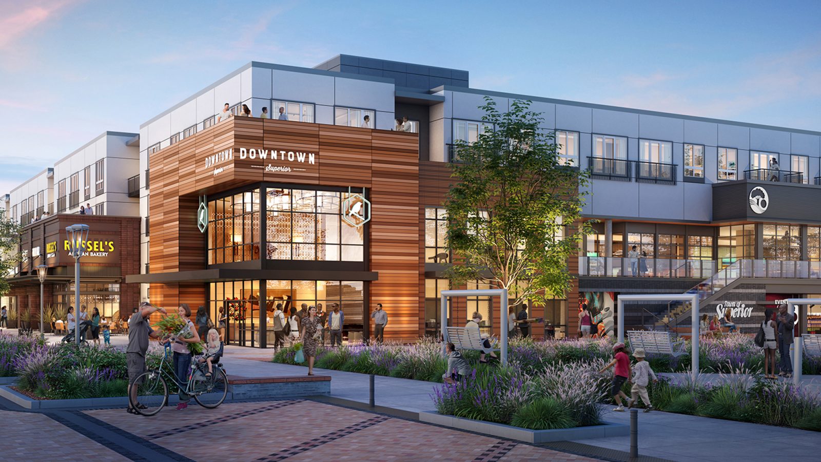 Downtown Superior: Community Rendering Streetscape
