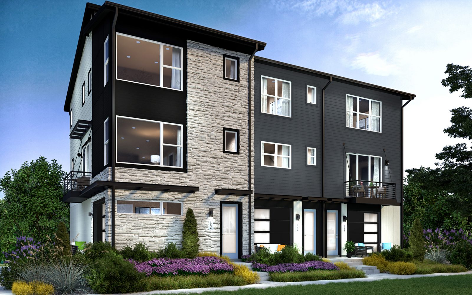 WestRidge DoMore Rows: Exterior Rendering