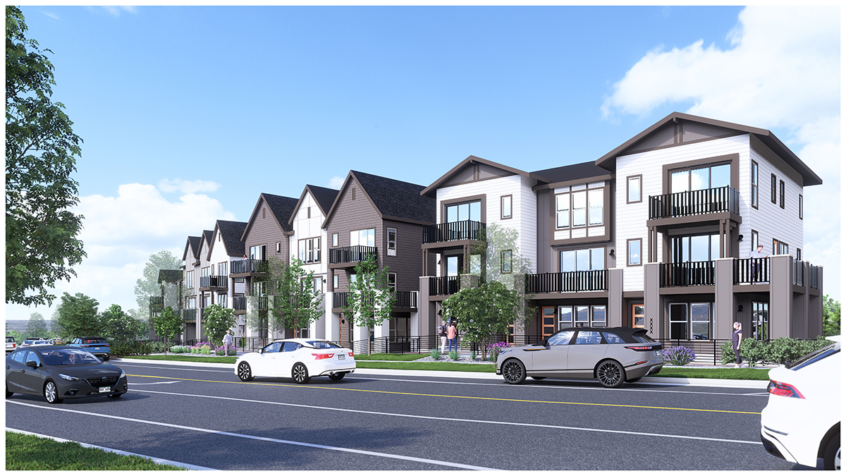 3-Story E-PWR Frequency Collection - East-Streetscape