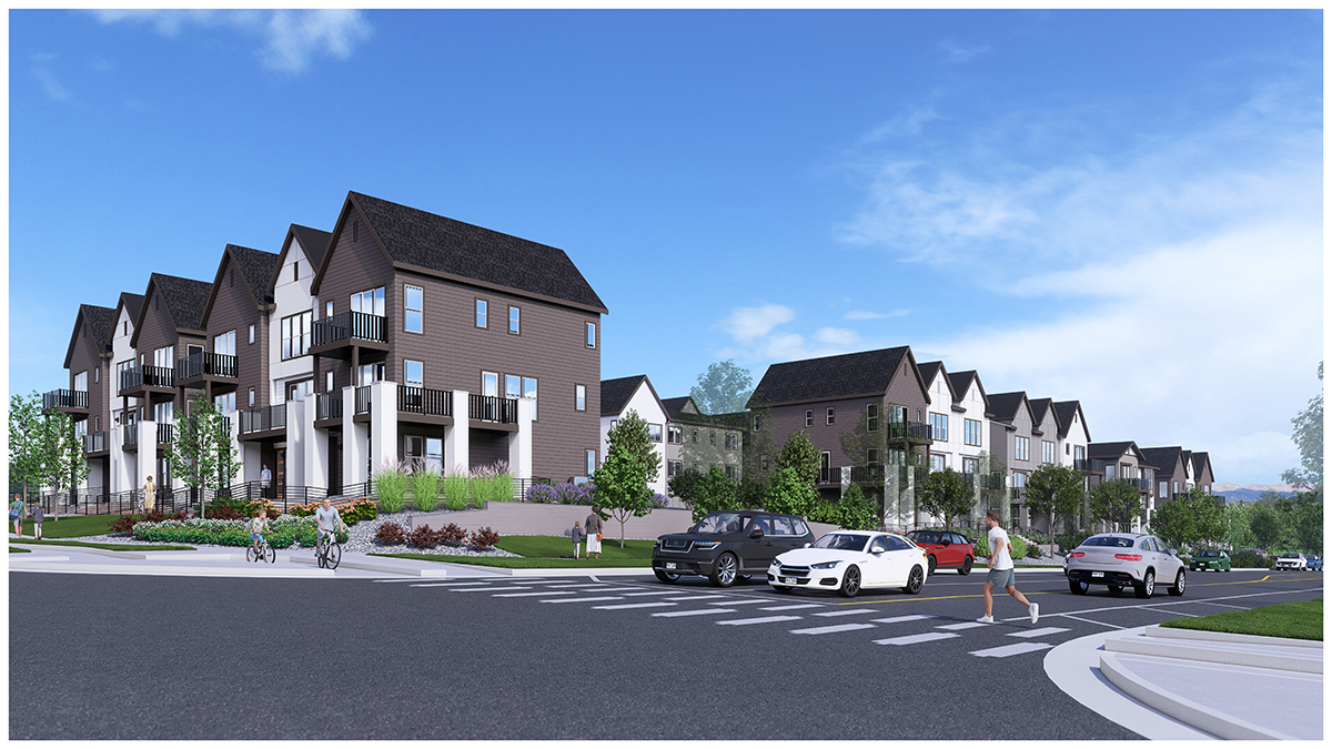 3-Story E-PWR Frequency Collection - West-Streetscape